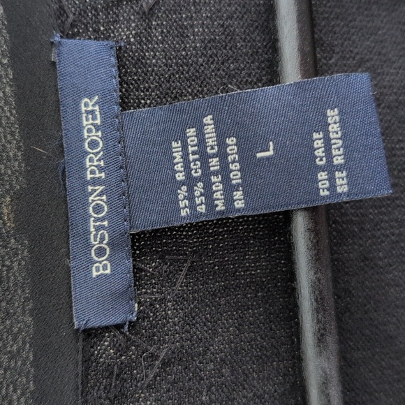 Boston Proper Women's Embellished V-Neck Christmas Sweater - Picture 6 of 8